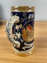 Marzi & Remy Vintage Beer Stein Stamped MR 5737  5" Tall - Munchen Monk & Beet