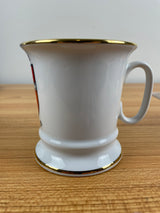 Vintage Rott A Inn Gemeinde German Stein / Mug With Gold Accents 3.75" Tall