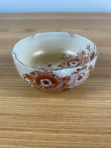 Exquisite Satsuma Bowl - Birds in Garden - Bizan / Shimazu Family Crest