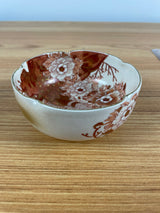 Exquisite Satsuma Bowl - Birds in Garden - Bizan / Shimazu Family Crest