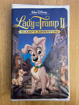 Lady and the Tramp II: Scamps Adventure (VHS, 2001) Disney