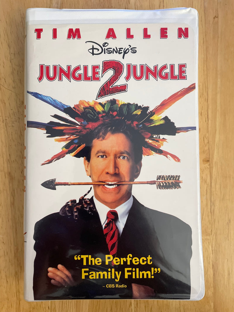 Disney’s Jungle 2 Jungle VHS 1997 Video Tape Tim Allen Movie VTG Clamshell Case