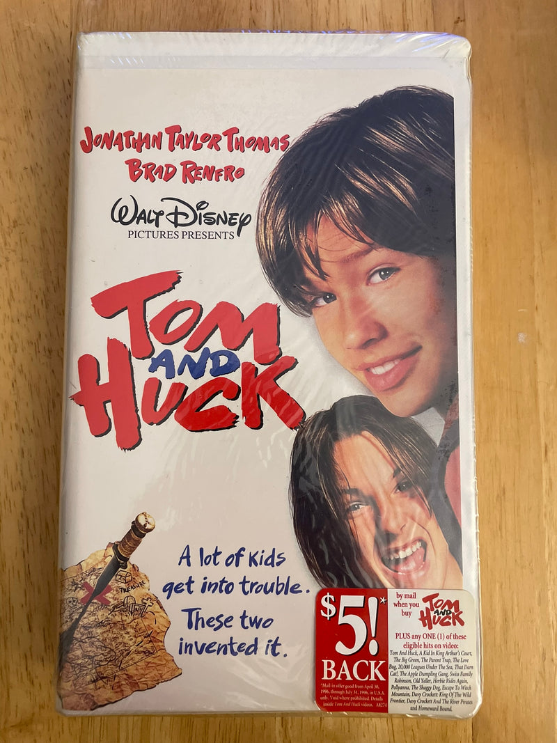 Tom and Huck VHS 1996 Clamshell Brad Renfro JTT