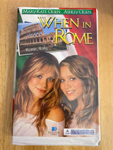 NEW When in Rome (Clam Shell VHS, 2002) starring Olsen Twins