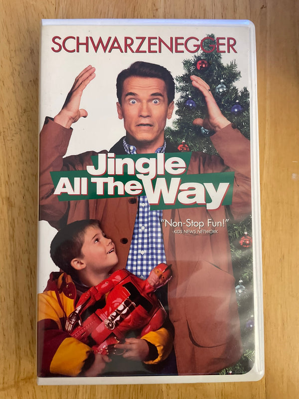 Jingle All the Way VHS 1996 Arnold Clamshell