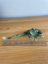 Franz Porcelain Long Legged Frog Figurine RETIRED GOLDEN POND HARMONY