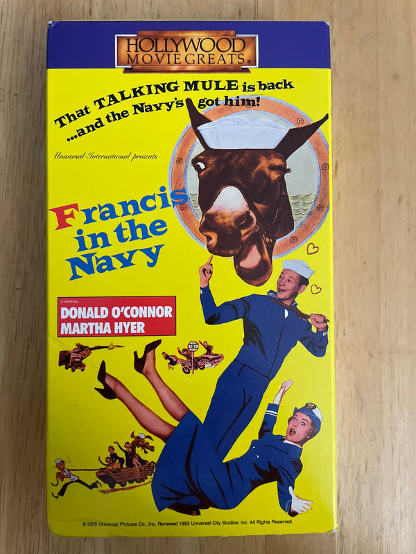 Francis in the Navy VHS 1987