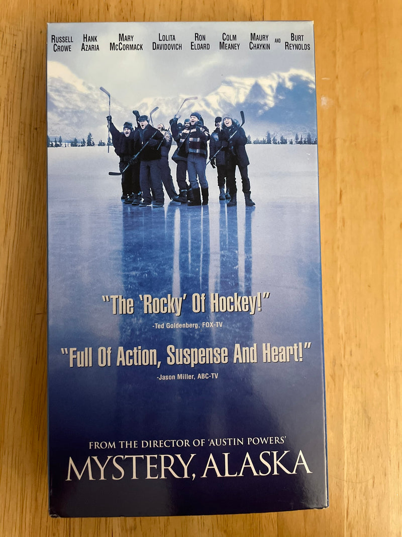 Mystery, Alaska (VHS, 2000) Russell Crowe Hank Azaria Hockey Movie