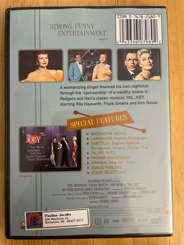 Pal Joey (DVD, 1999, Closed Caption Multiple Languages)