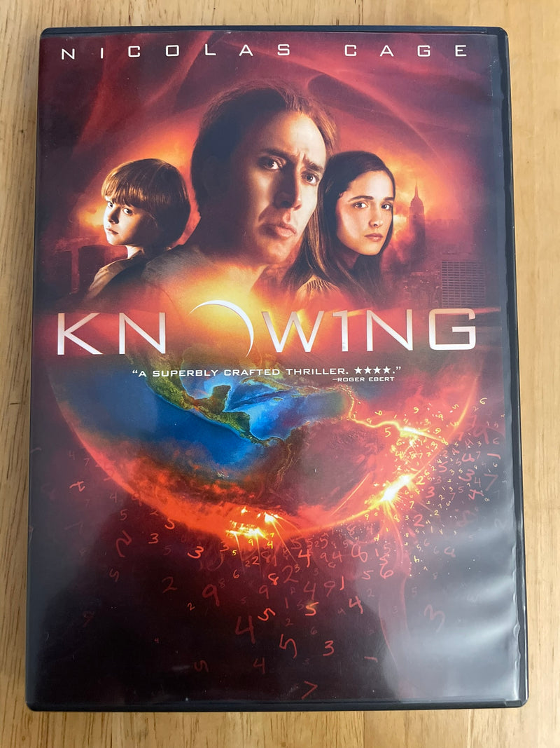 Knowing (DVD, 2009) Widescreen Edition Nicolas Cage Rose Byrne