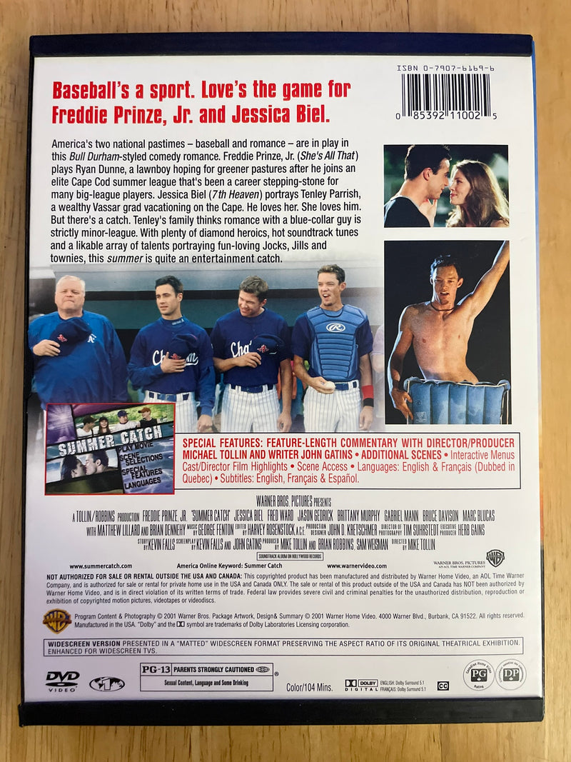 Summer Catch (DVD, 2001)