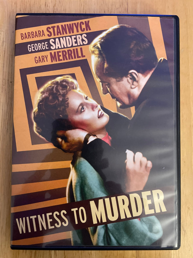 Witness to Murder DVD Barbara Stanwyck Reg 1 USA Release KL Classics OOP