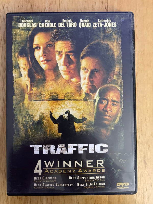 Traffic (DVD, 2002) Michael Douglas Don Cheadle Dennis Quaid Catherine Zeta