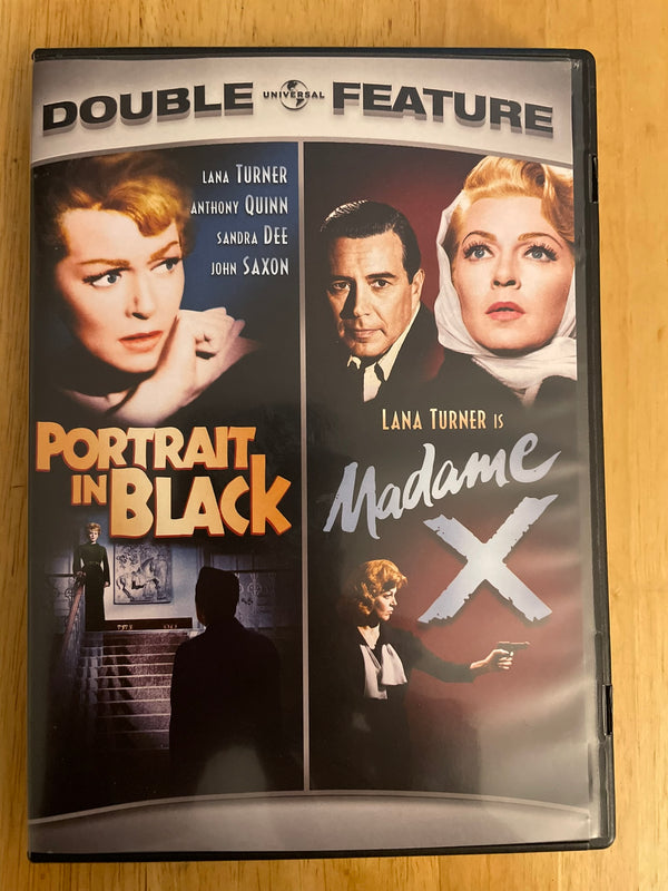 Portrait in Black- 1960 / Madame X- 1966 (DVD, 2 FILM) LANA TURNER