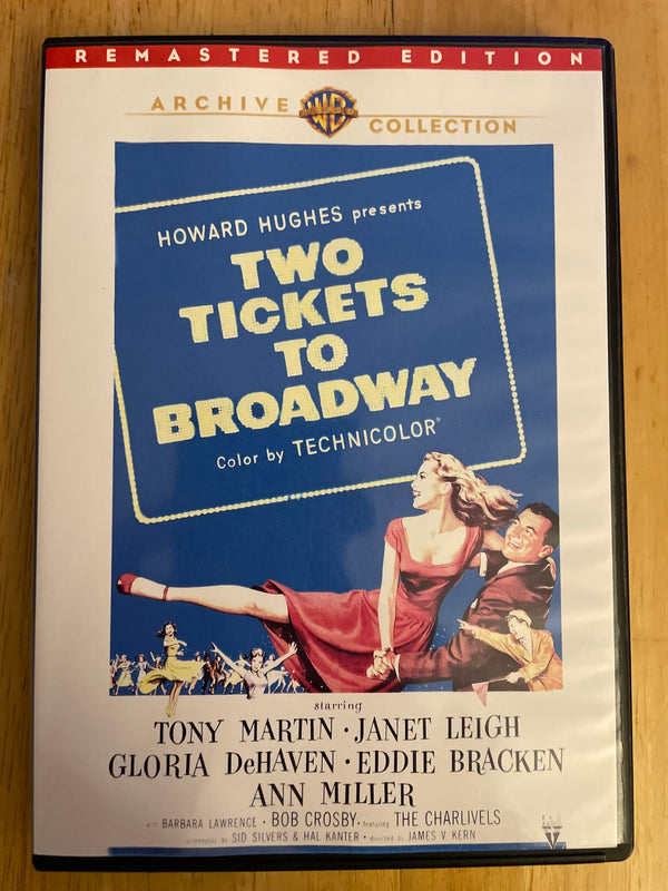 Two Tickets to Broadway (DVD, 1951) - Remastered Edition