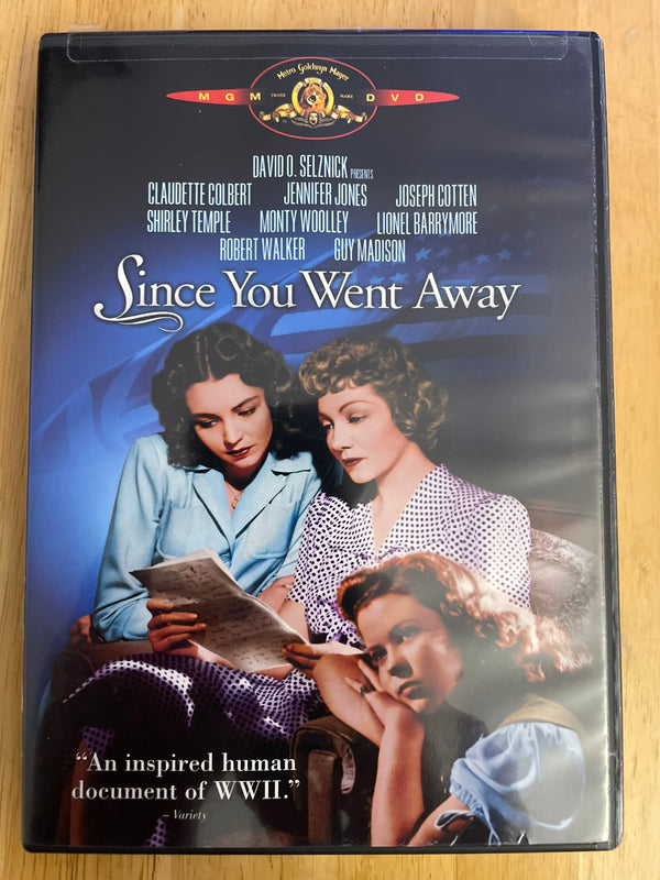 Since You Went Away DVD 1944 Movie Black & White Joseph Cotton Jennifer Jones