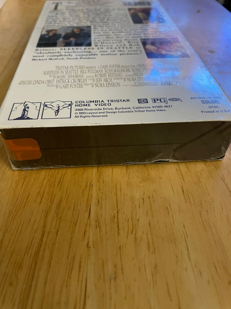 Sleepless in Seattle Movie *SEALED* VHS, 1993 Vintage New In package