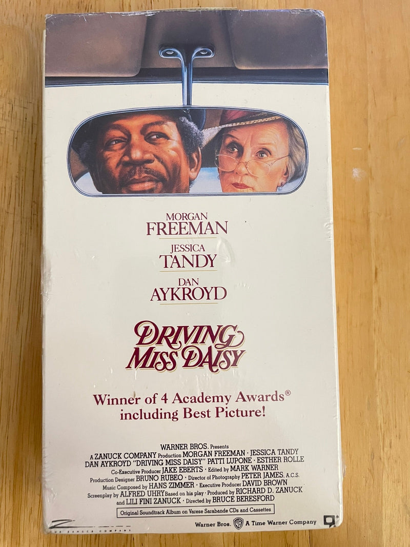 Driving Miss Daisy VHS Tape Morgan Freeman New Factory Sealed Movie Film Drama