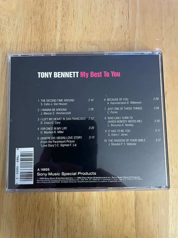 Tony Bennett My Best To You (CD, Sony Music Entertainment, 1995)