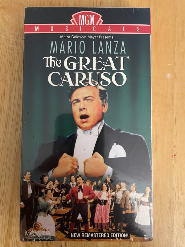 Sealed New The Great Caruso VHS Tape Mario Lanza Remastered Edition Musical