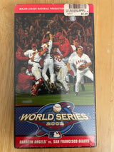 New 2002 World Series Video - Anaheim Angels vs. San Francisco Giants VHS