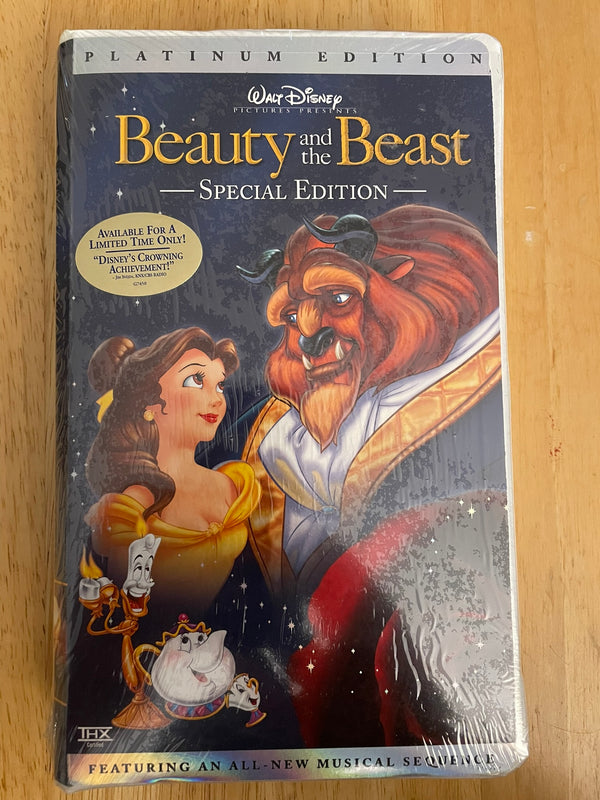 Beauty and the Beast (VHS, 2002, Platinum Edition) BRAND NEW SEALED