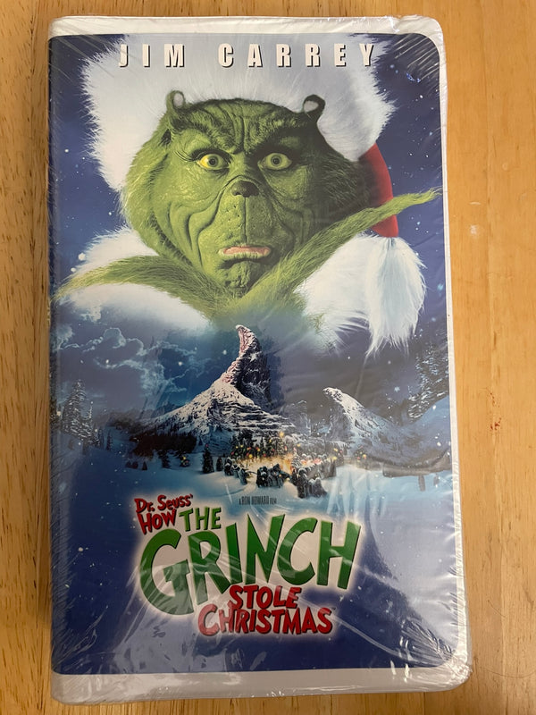 Dr. Seuss "How the Grinch Stole Christmas" (VHS, 2001, Clamshell) - Sealed