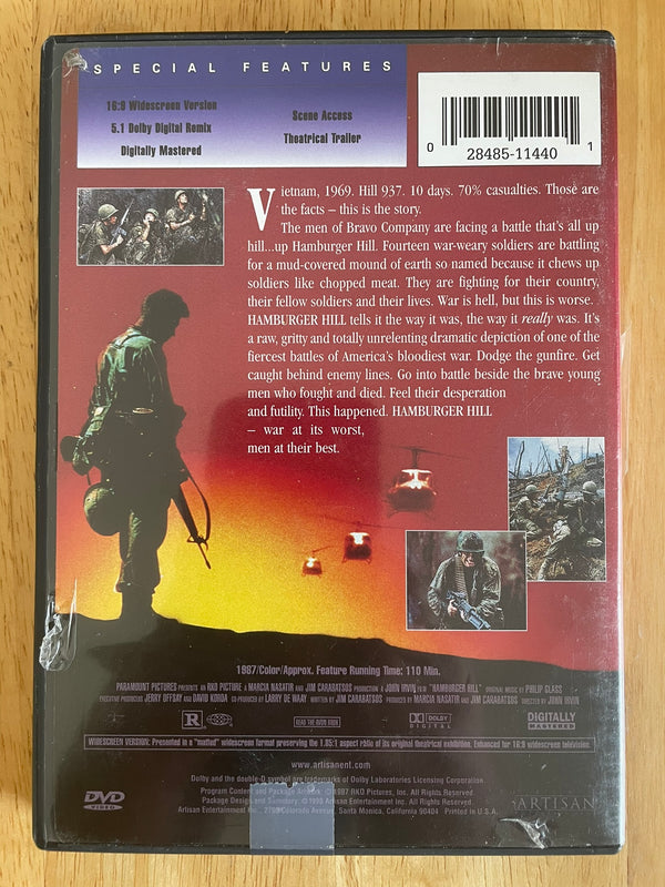 Hamburger Hill (DVD, 1987)