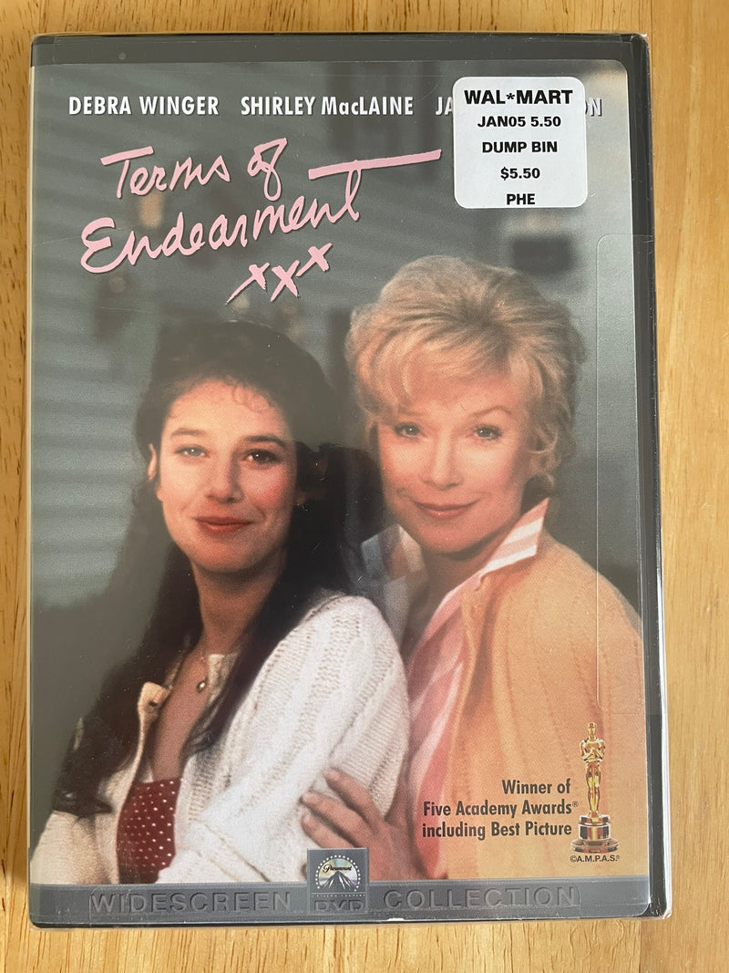 Terms of Endearment DVD, 1983, Jack Nicholson, Widescreen, Factory Sealed, New