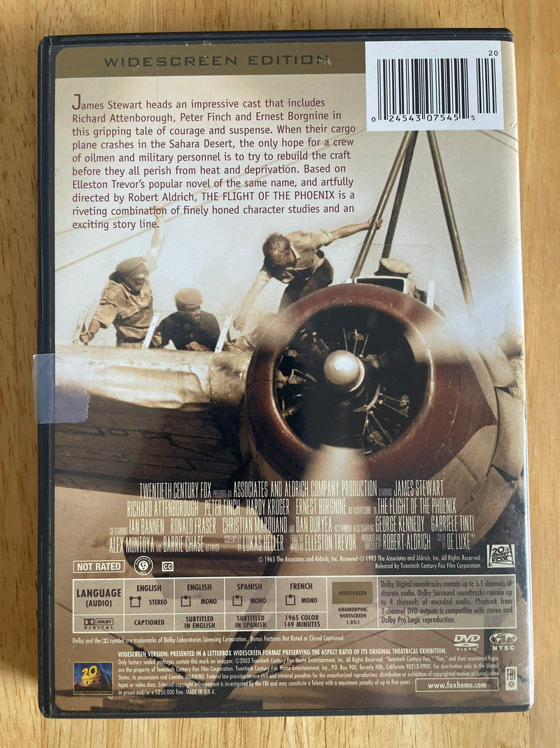 Flight of The Phoenix (1965) DVD