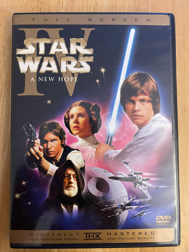 Star Wars Episode IV - A New Hope (DVD, Fullscreen, 1977)