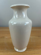 Belleek Art Pottery High Relief Applied Flowers Green Mark Vase 5.25" Tall