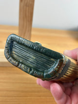 Weller Art Pottery Woodrose 1920s Brown Wall Pocket