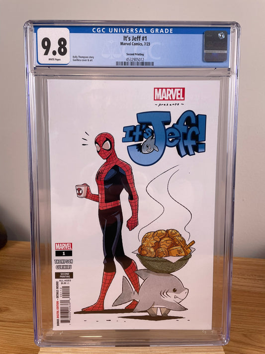 It's Jeff #1 Marvel CGC 9.8 (2023) Marvel Comics 2nd Print