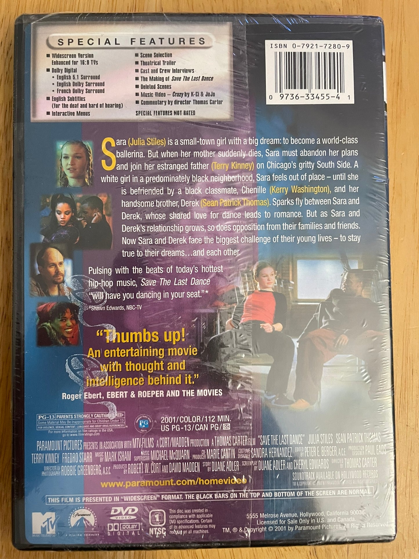 Save the Last Dance (DVD, Widescreen) NEW