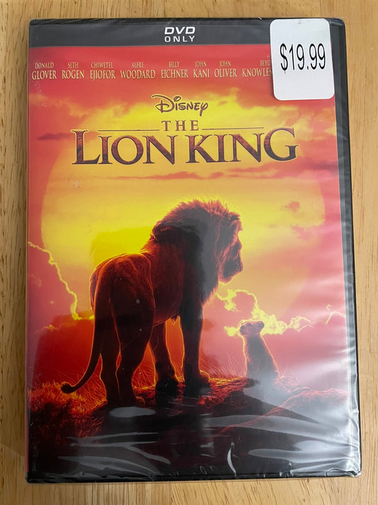 The Lion King (DVD, 2019) New Sealed