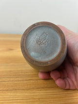 Marblehead Pottery 5 3/8" Matte Gray Blue  Ovoid Vase Arts & Crafts