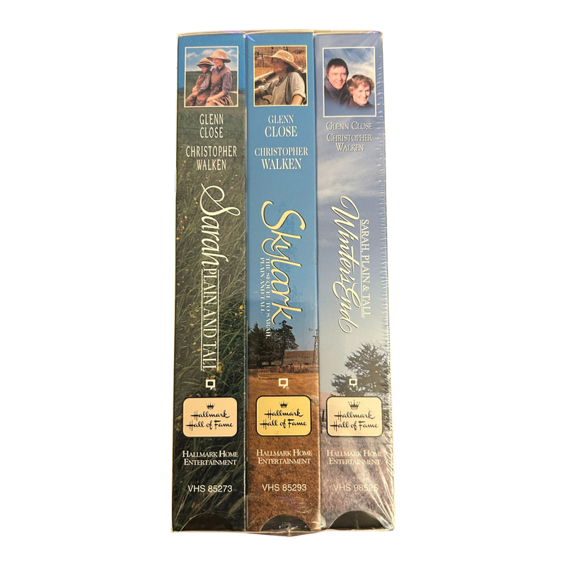 Sarah Plain and Tall Trilogy VHS 1999 3 VHS in Box Hallmark Brand New & Sealed