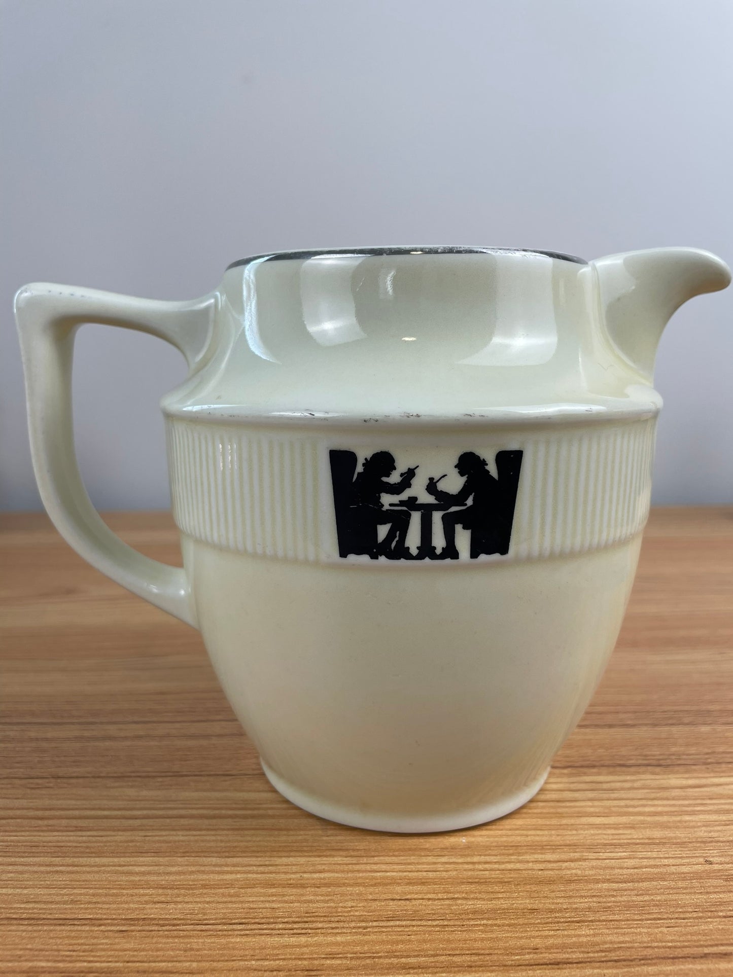 Hall Pitcher Small Jug Superior Quality Kitchenware Silhouette Pattern