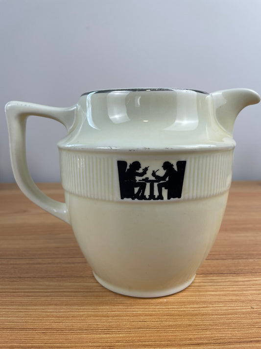 Hall Pitcher Small Jug Superior Quality Kitchenware Silhouette Pattern