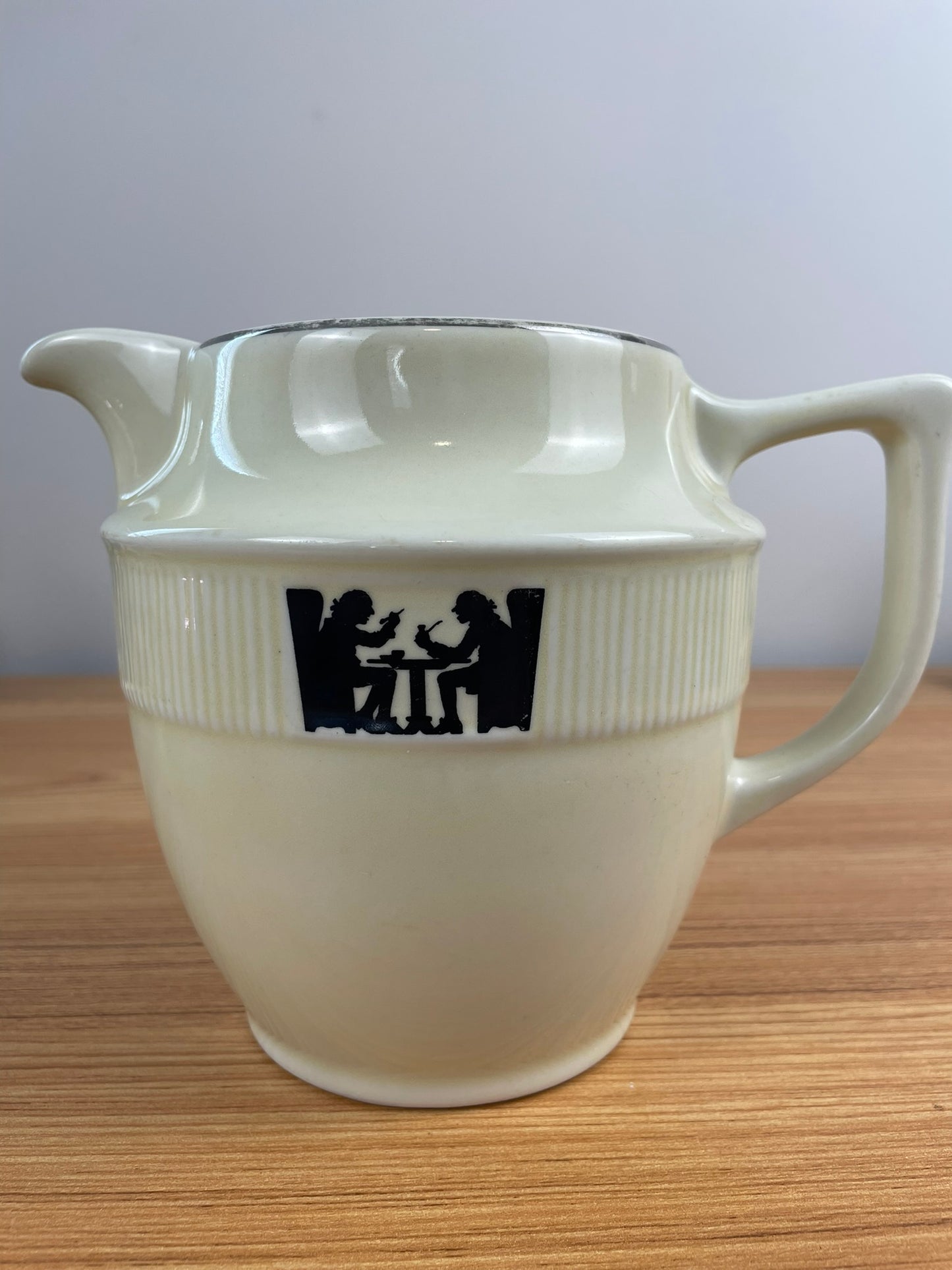 Hall Pitcher Small Jug Superior Quality Kitchenware Silhouette Pattern