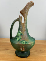 Roseville Pottery Fuchsia 1938 Green Ceramic Ewer 902-10