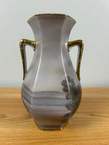 Morimura Brothers Japanese Hand Painted Scenic Landscape Handled Vase