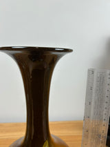 JB Owens Art Pottery Utopian Standard Glaze Tall Flared Rim Floral Vase 13" Tall