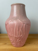Rookwood Large Pink Poppy Flower Vase #6006 c1928 12" Tall No Damage Crisp Mold