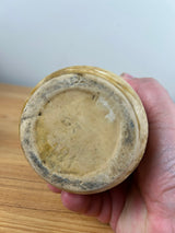 Red Wing 1930s Vintage Art Deco Pottery Peacock Yellow Ceramic Vase 187