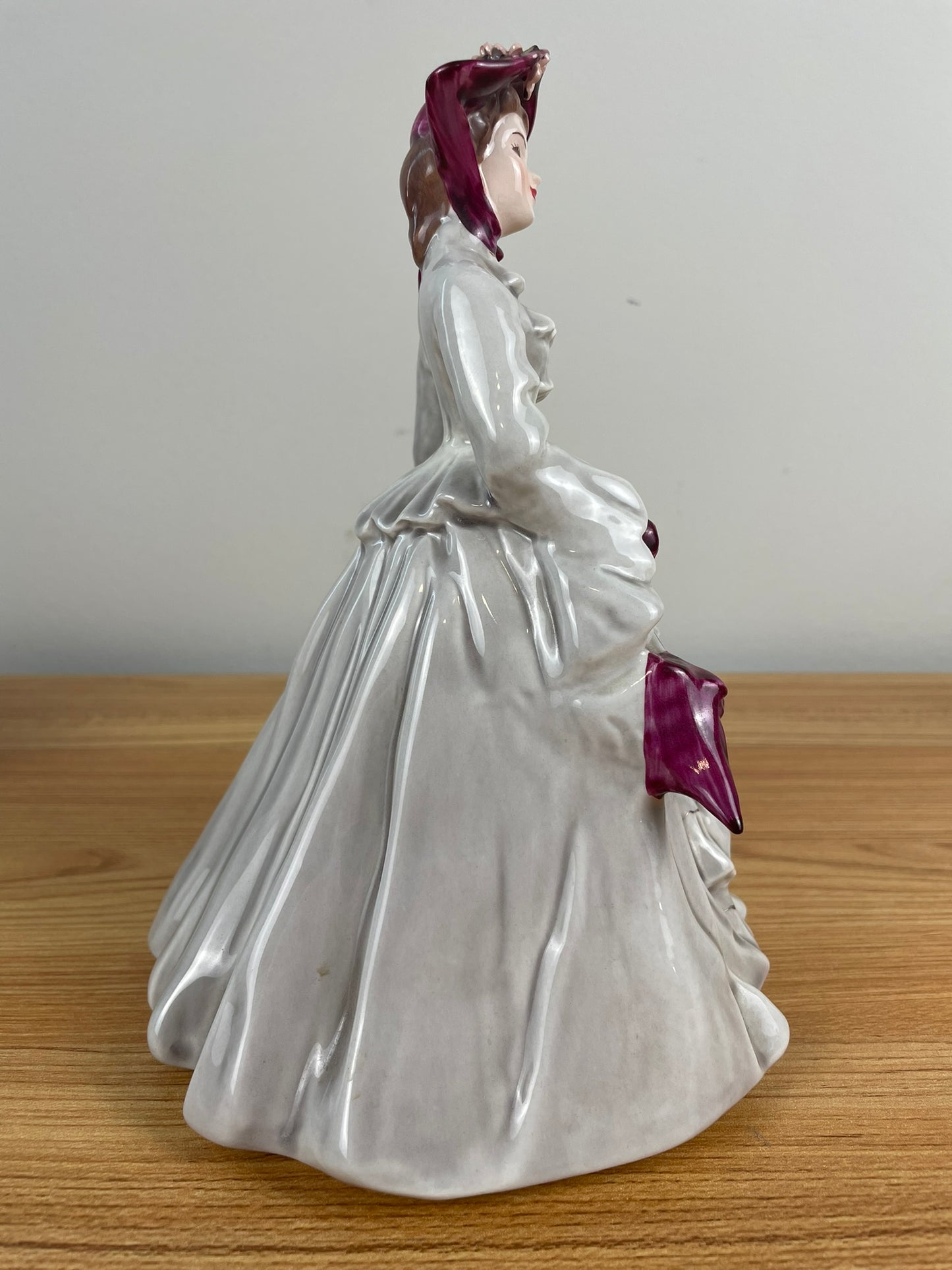 VINTAGE 1953 Florence Ceramics “Charmaine” Pasadena CA 9” Victorian Women