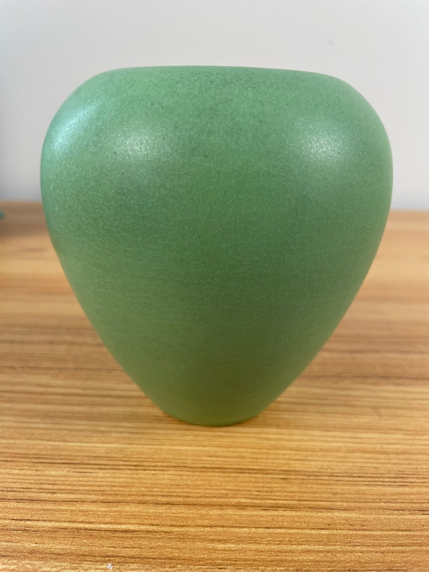 Rookwood 1906 Matte Green Drip Glaze Bulbous Vase Shape 1120