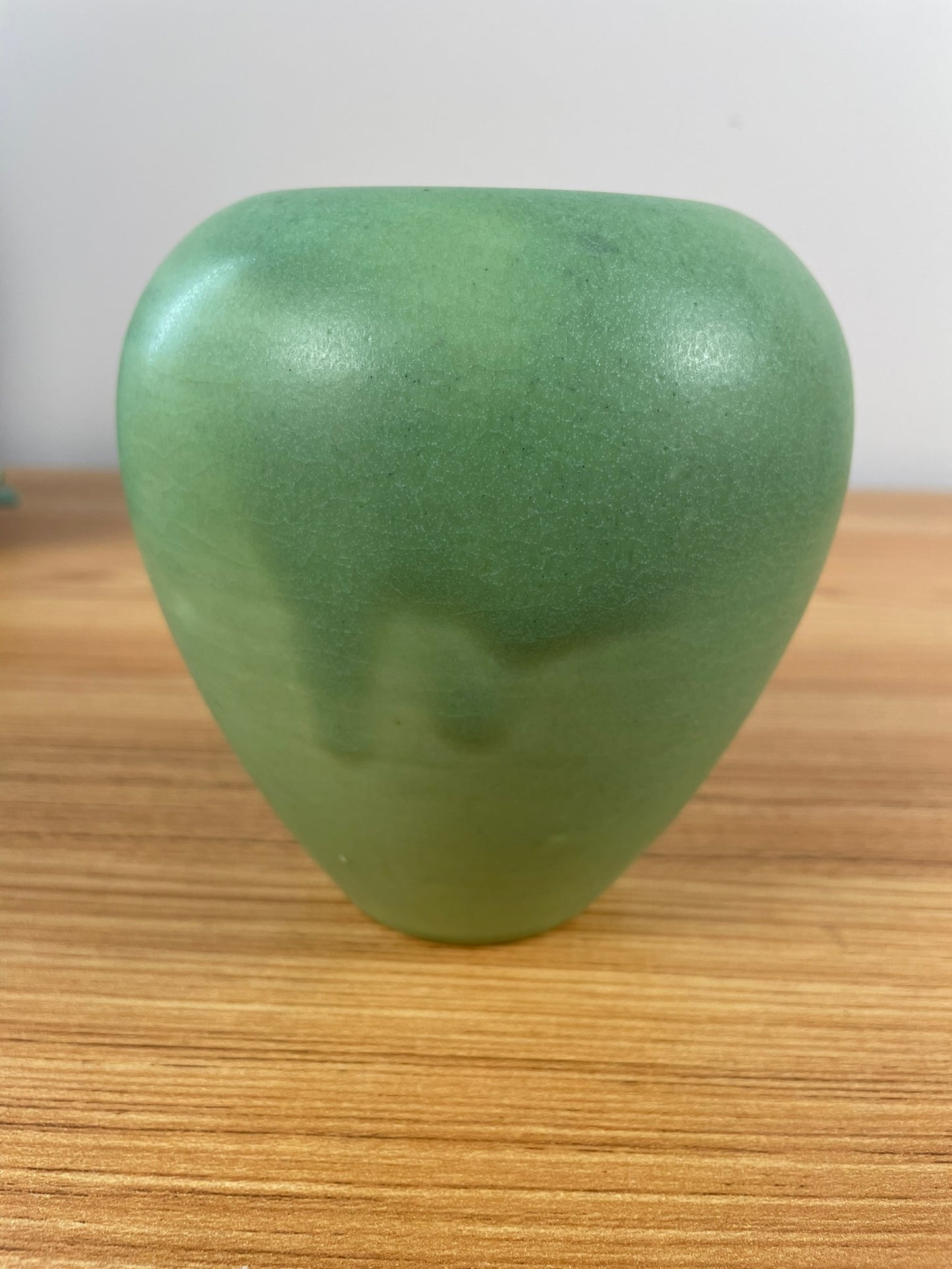 Rookwood 1906 Matte Green Drip Glaze Bulbous Vase Shape 1120