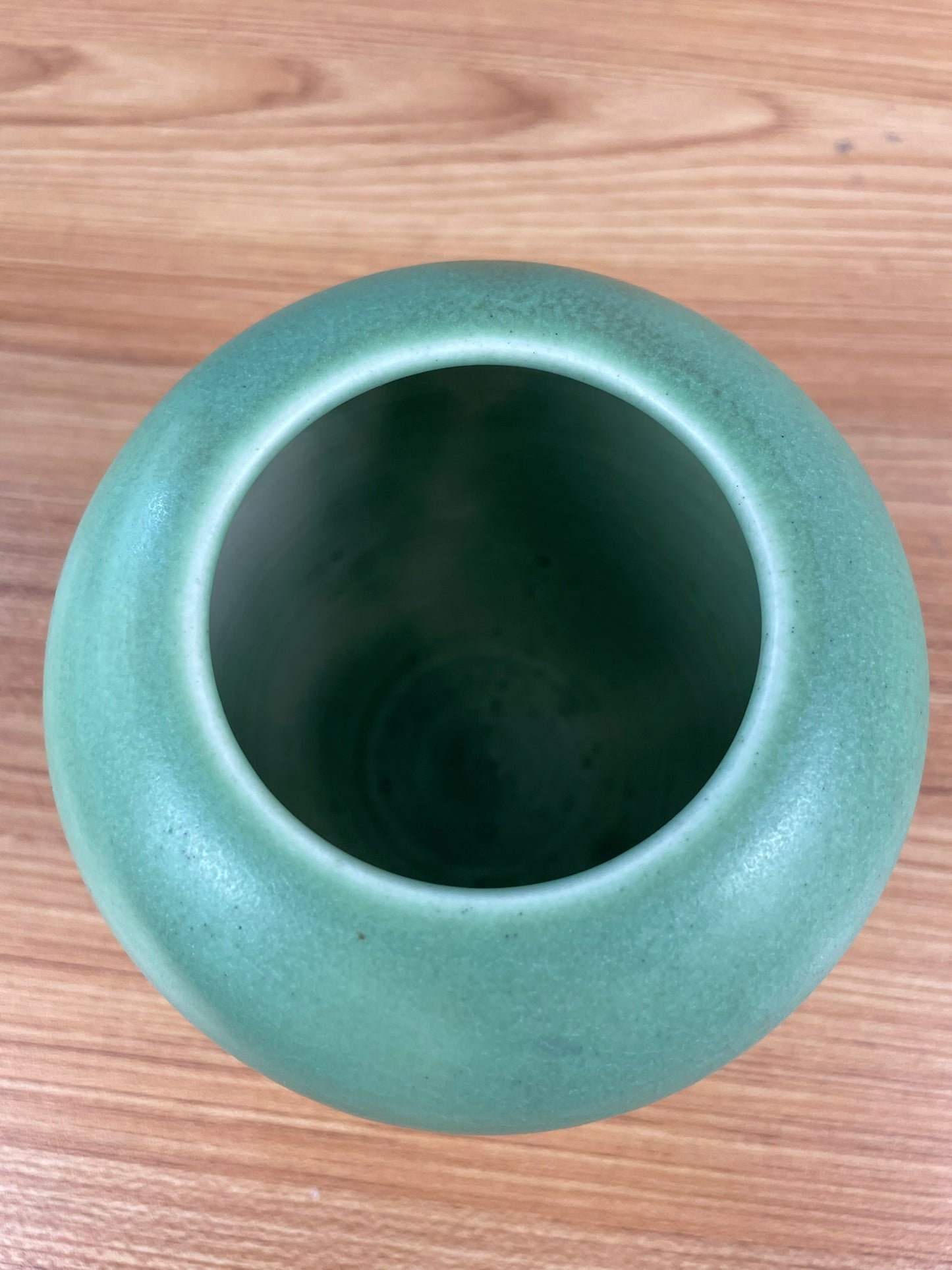 Rookwood 1906 Matte Green Drip Glaze Bulbous Vase Shape 1120